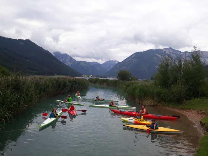 © Kinder-Reich Maurach Kajakfahren am Achensee